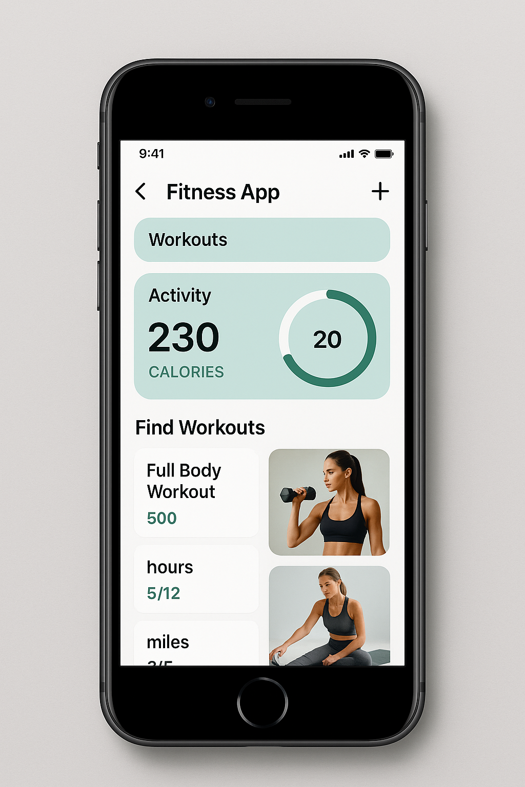 Application Mobile Fitness